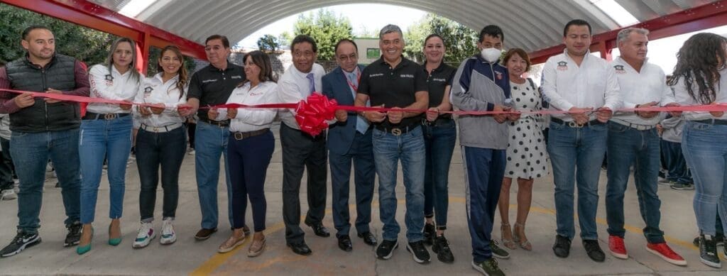 Siguen Las Obras En Coacalco Entregan 2 Arcotechos A Escuelas Del