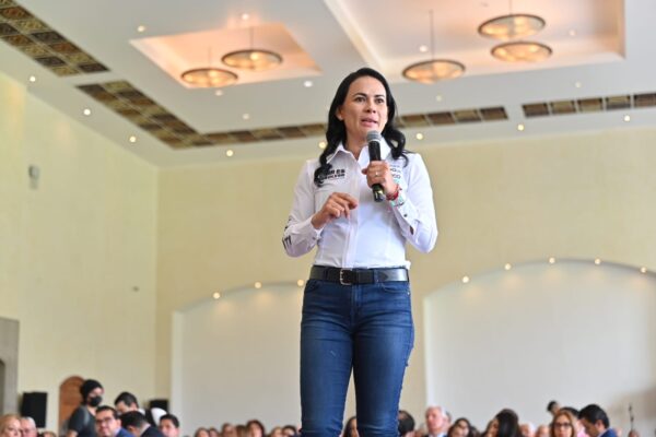 Alejandra del Moral, candidata de la Coalición para la gubernatura del Edomex