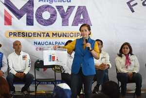 Angélica Moya promete orden y desarrollo en Naucalpan