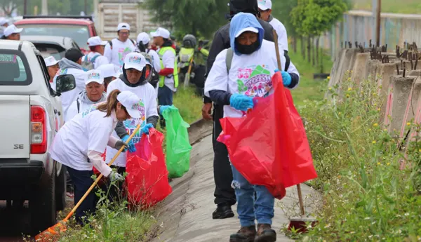 50 mil personas participan en jornada de limpieza en Ecatepec