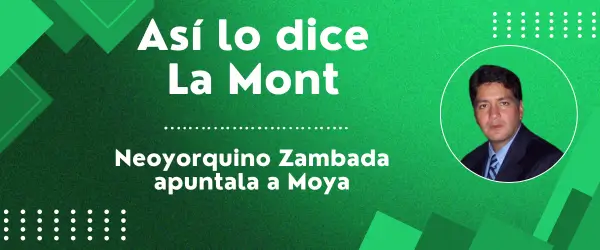 Neoyorquino Zambada apuntala a Moya