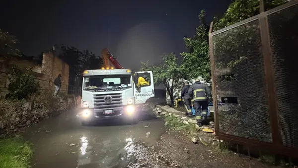 Presa El Ángulo llegó a 4.70 m. tras intensa lluvia en Izcalli