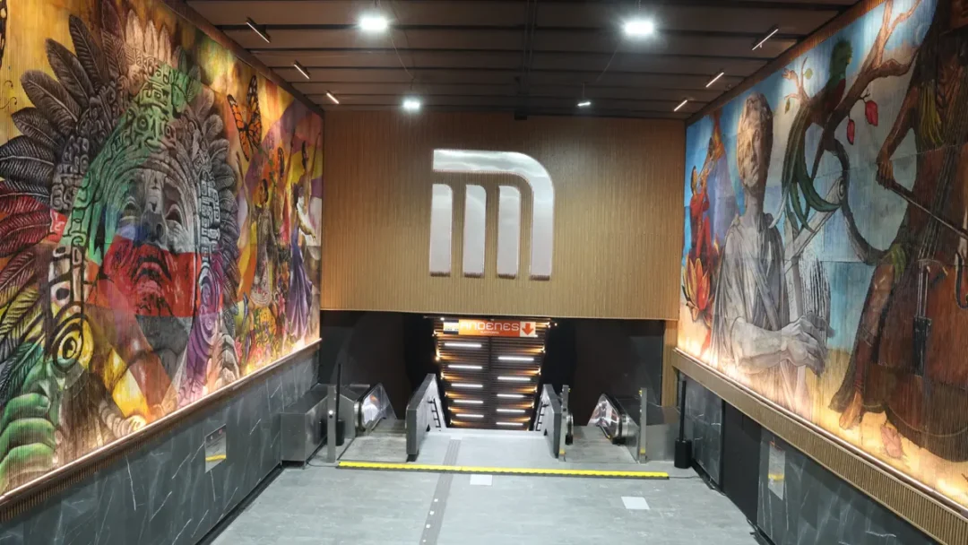 Mural holográfico más grande del mundo en metro Auditorio