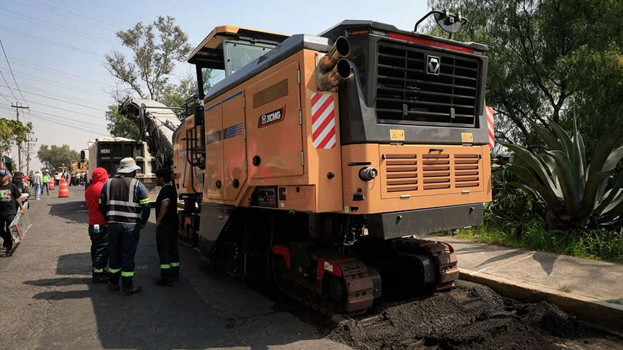 Inicio de los trabajos de rehabilitación de Calzada Los Arcos en Naucalpan, donde el Ayuntamiento intervendrá 4.2 kilómetros.
